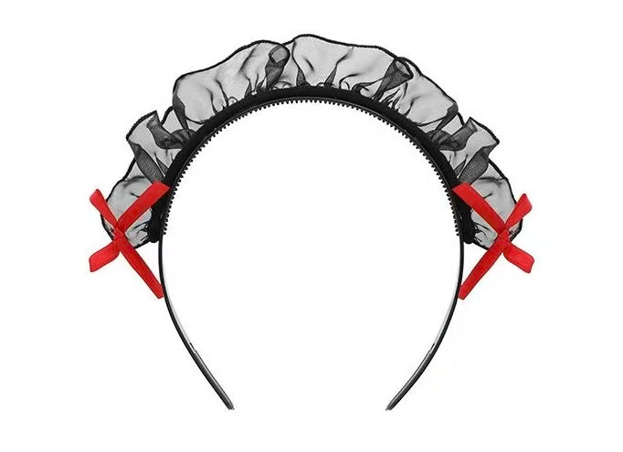 Polka Dot Lace Maid Lingerie Set