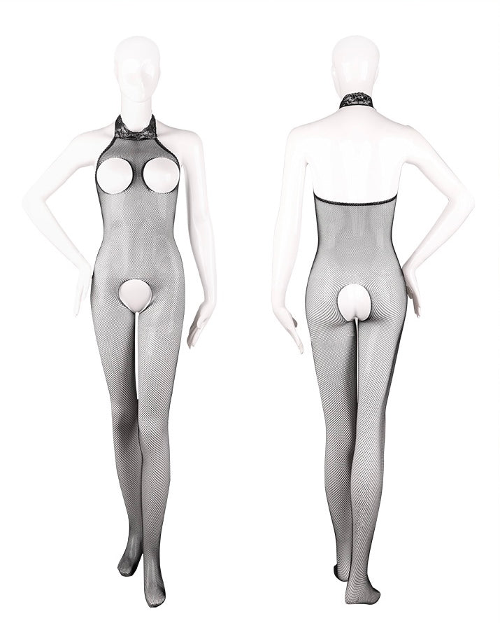 Elegant Lace Mesh Bodysuit