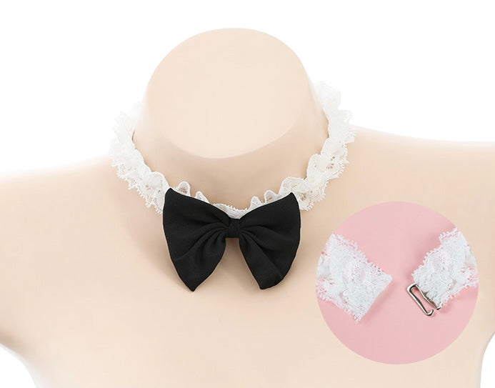 Lace-Up Bunny Maid Bodysuit