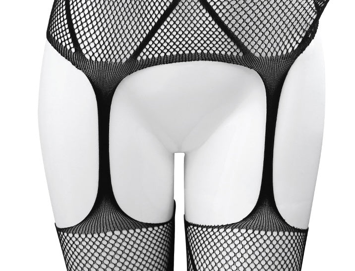 Lace Garter Fishnet Stockings