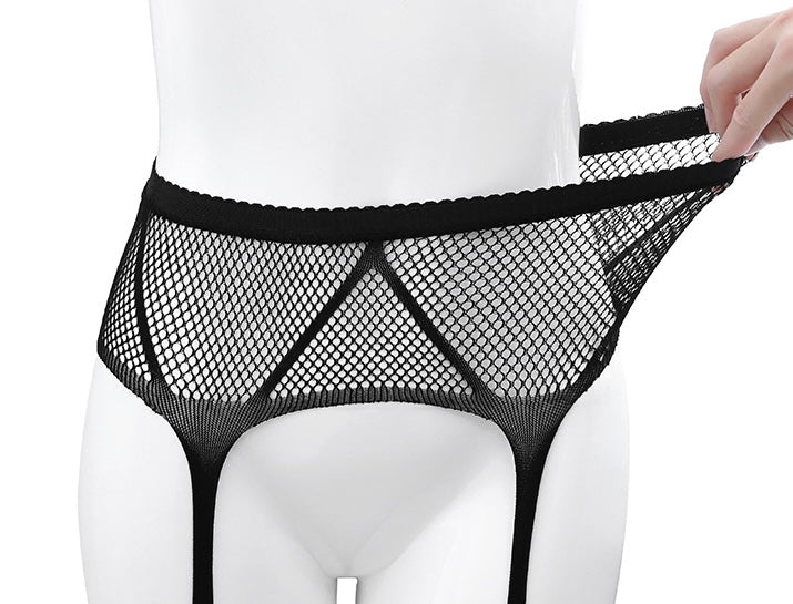 Lace Garter Fishnet Stockings