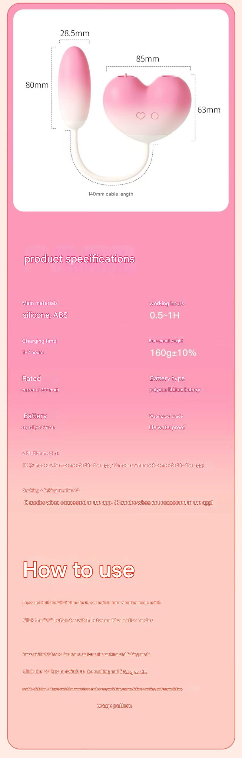 PeachPulse™ Triple Stim Sensory Vibrator